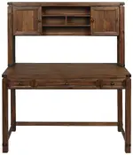 Home Office Desk with Hutch