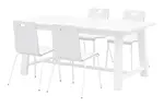 Rectangular Dining Table and Chairs Set