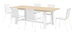 Rectangular Dining Table and Chairs Set