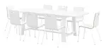 Rectangular Dining Table and Chairs Set