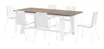 Rectangular Dining Table and Chairs Set