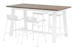 Counter Height Table and Chairs Set