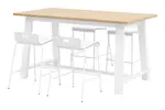 Counter Height Table and Chairs Set