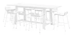 Counter Height Table and Chairs Set