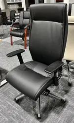 Black Leather High Back Executive Chair