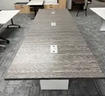 12' Conference Table with Cube Bases