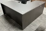 Gray L Shaped Desk