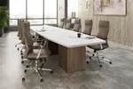 Boat Shaped Conference Table