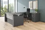 U Shaped Height Adjustable Desk