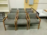 Gray Business Office Guest Chairs