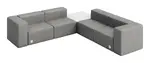 L Shaped Sectional Sofa with Power Outlets