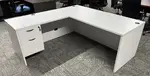 White L-Shaped Desk