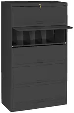 Lateral File Cabinet with Shelves