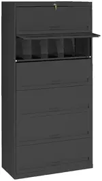 Lateral File Cabinet with Shelves