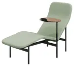 Chaise Lounge Chair with Side Table