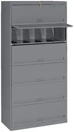 Lateral File Cabinet with Shelves