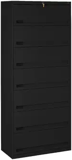 Lateral File Cabinet with Shelves