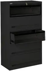 5 Drawer Lateral File Cabinet with Retractable Drawers