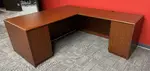 L Shaped Desk with Veneer