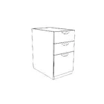 Cherryman 3 Drawer Pedestal