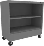 2 Shelf Bookcase on Wheels