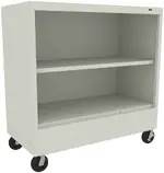 2 Shelf Bookcase on Wheels