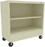 2 Shelf Bookcase on Wheels