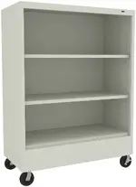 3 Shelf Bookcase on Wheels