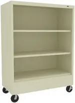 3 Shelf Bookcase on Wheels