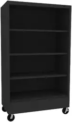 4 Shelf Bookcase on Wheels