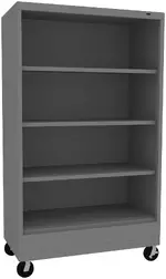 4 Shelf Bookcase on Wheels