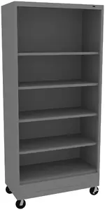 5 Shelf Bookcase on Wheels