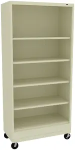 5 Shelf Bookcase on Wheels