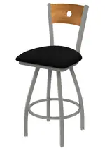 Barstool with Wood Back