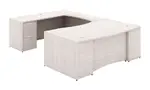 Bow Front U Shaped Desk