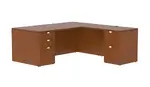 L Shaped Desk with Drawers