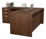 L Shaped Desk with Drawers