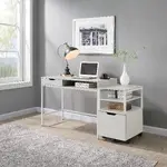 Home Office Desk with Storage