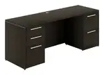 Credenza Desk with Drawers