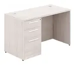 Small Pedestal Desk with Drawers