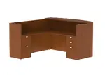 L Shaped Reception Desk with Drawers