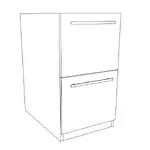 Cherryman 2 Drawer Pedestal