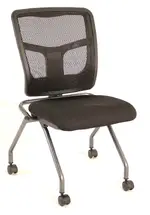 Armless Mesh Back Nesting Chair