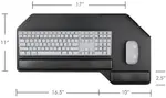 Premium Articulating Keyboard Tray