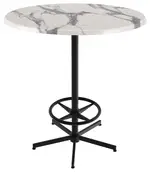 Round Bar Height Table