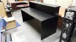 Custom Ebony Receptionist Desk