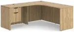 Peninsula Desk with Curved Edge