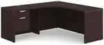 Peninsula Desk with Curved Edge