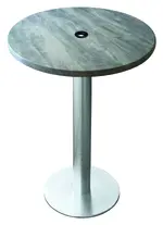 Round Outdoor Bar Height Table