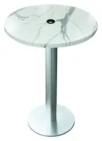Round Outdoor Bar Height Table